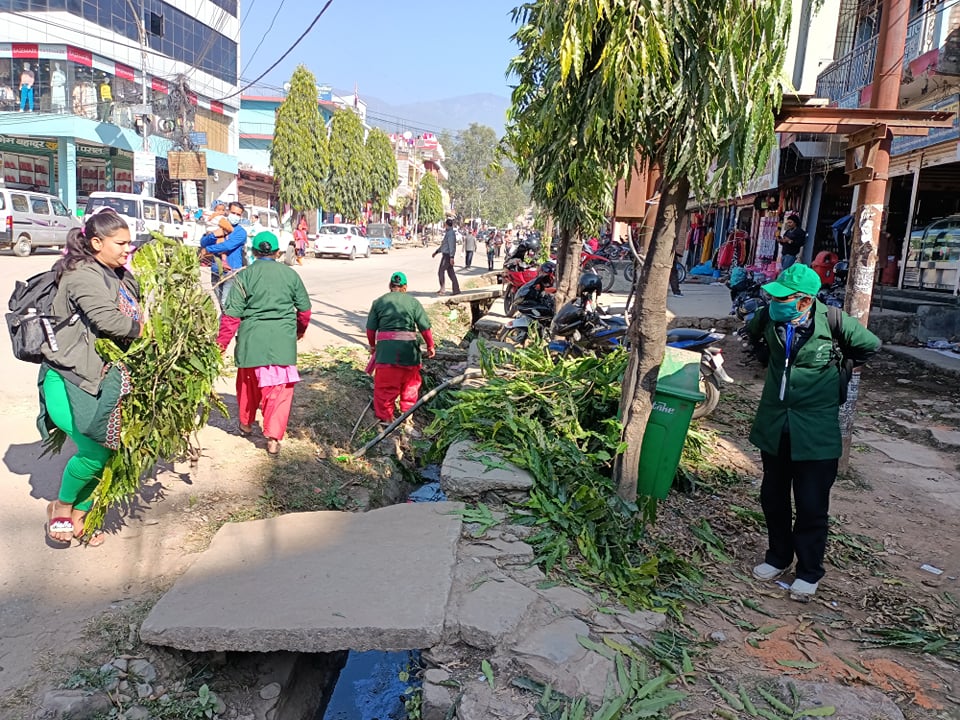 चोक–चोकमा सरसफाई स्वयमसेवक