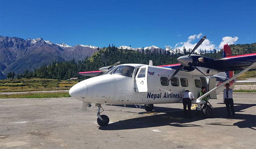 पाइलटको ‘ड्युटी आवर’ सकिँदा रुकुम जानुपर्ने विमान नेपालगञ्जमै अवतरण