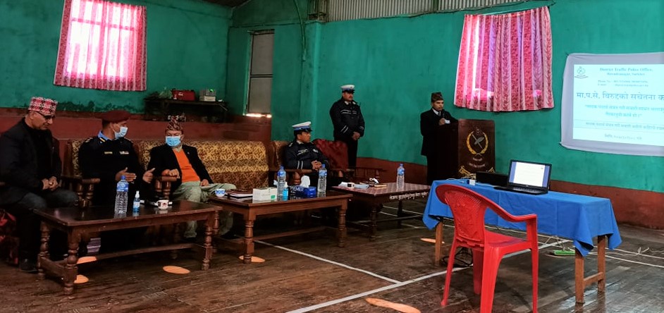 मापसे गरि सवारी चलाए जरिवाना सहित प्रशिक्षण