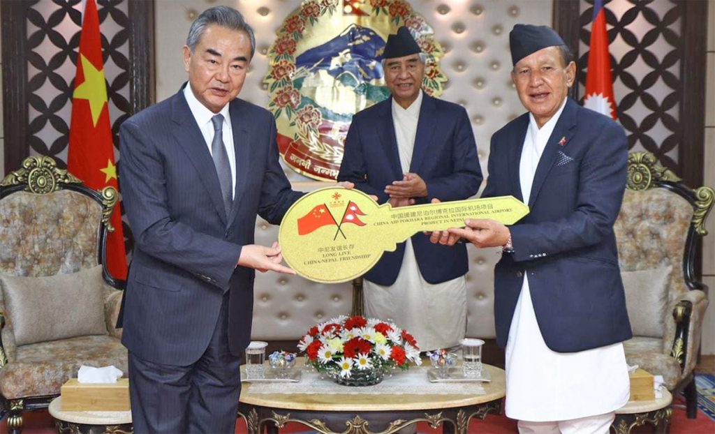 चिनले नेपाललाई हस्तान्तरण ग¥यो पोखरा विमानस्थल