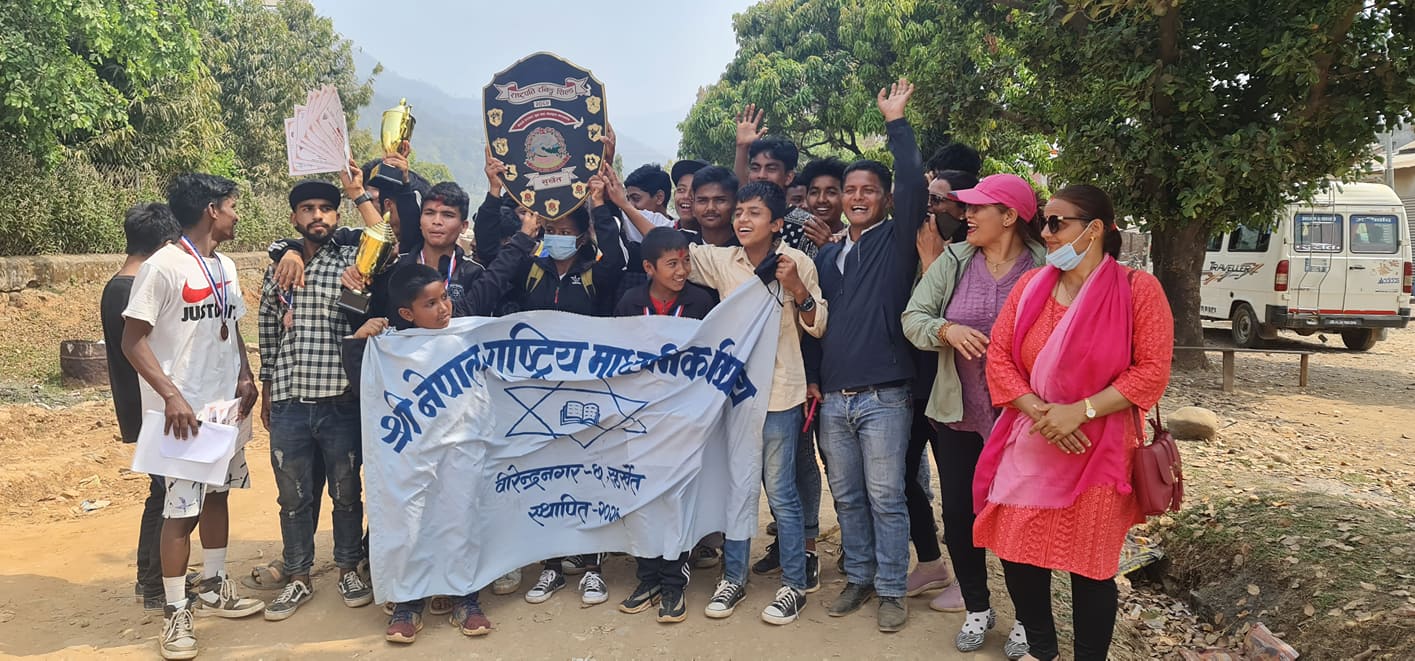 राष्ट्रपति रनिङ्ग शिल्डको उपाधी फेरी पनि डाँडा स्कुलले जित्यो
