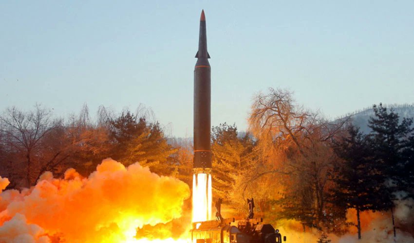 उत्तर कोरियाद्वारा ब्यालेस्टिक मिसाइल प्रहार