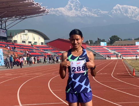 ५ हजार मिटर महिला दौडमा सन्तोषीलाई स्वर्ण