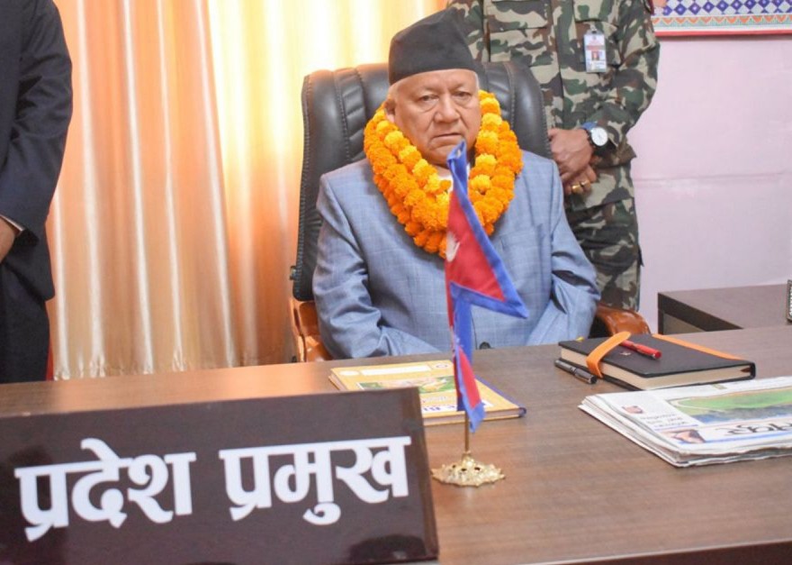बाढी पहिरोबाट भएको घटनाप्रति प्रदेश प्रमुख  परियारद्वारा दुख व्यक्त