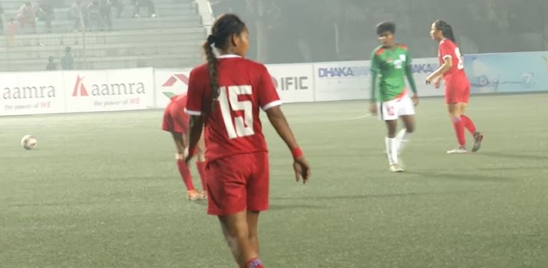 साफ यू–२० फाइनल : नेपाल बङ्गलादेशसँग पराजित